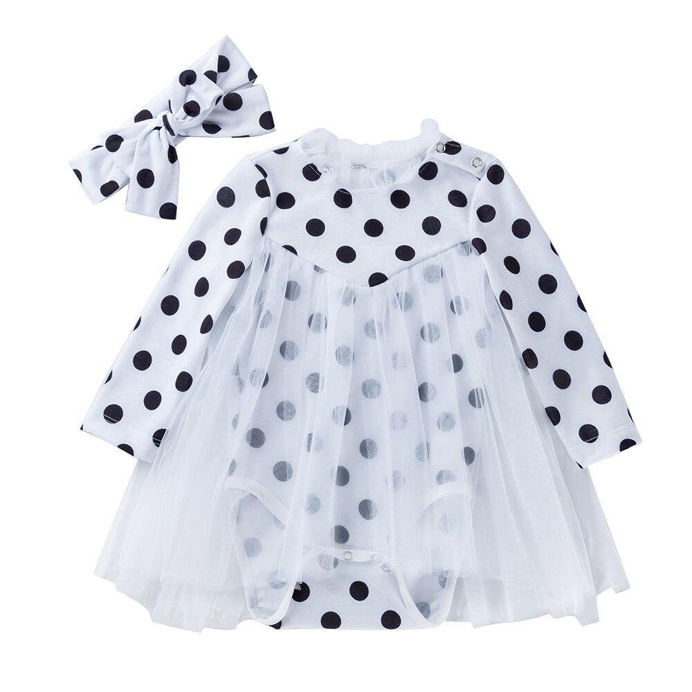 Vestido Body Polka Dot e Tutu - Tamanhos de 0 a 24 meses