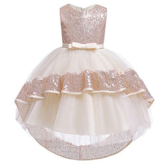 Vestido Princess Elegance Alta Qualidade - Tamanhos de 3 a 12 anos