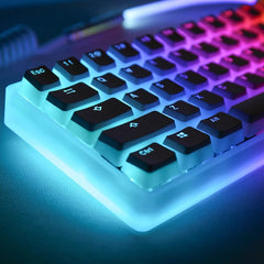 Keycaps Switch Teclado Mecânico ISO Layout rgb Retro iluminadas 129 Keycaps OEM Profile PBT Double Shot